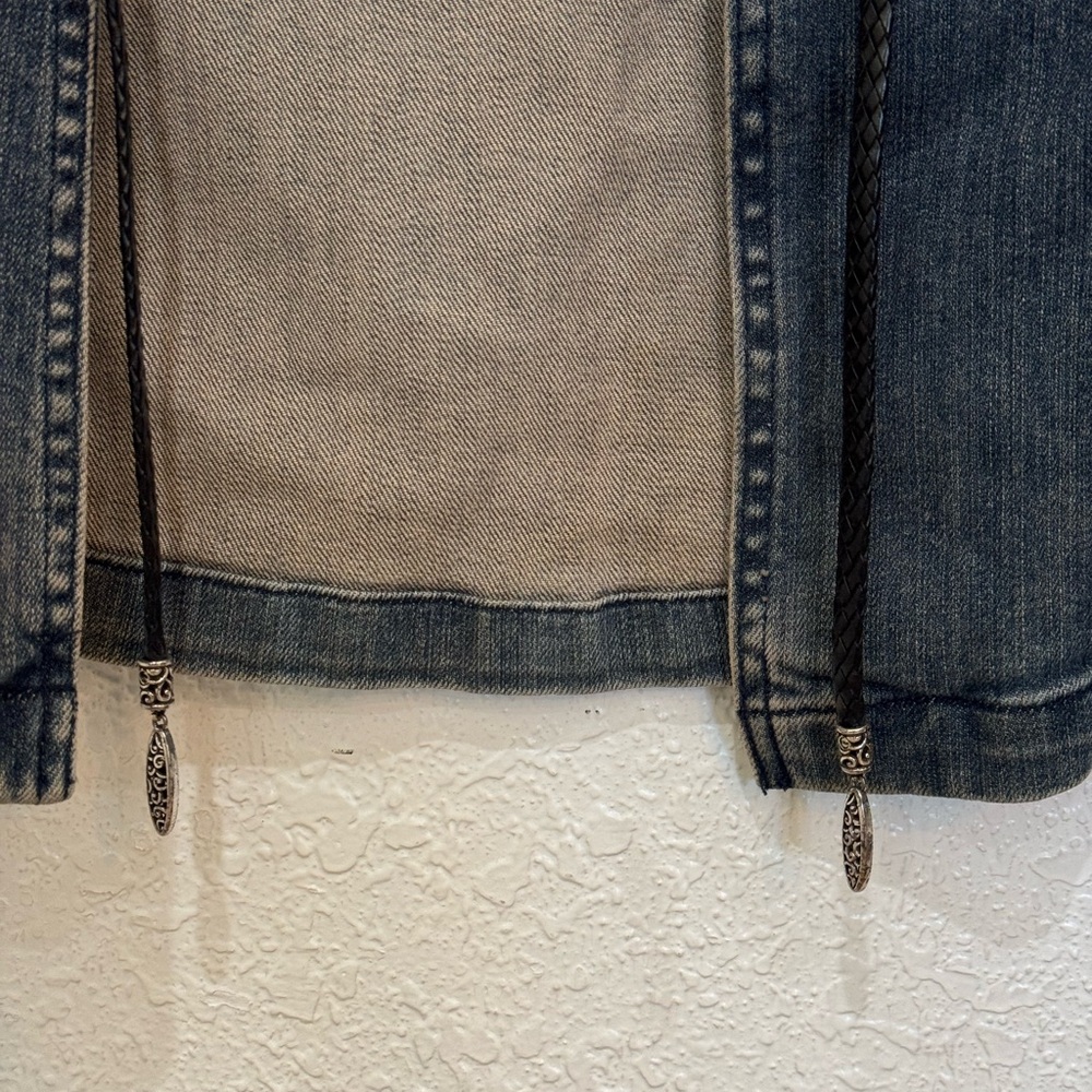 Brighton Blue Denim Jacket with Silver Accents - Picture 6 of 17